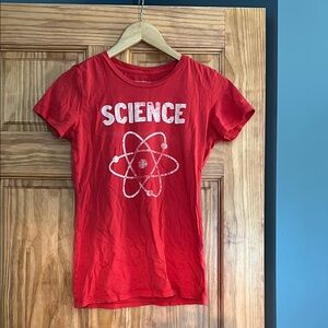Red Science Graphic T-Shirt